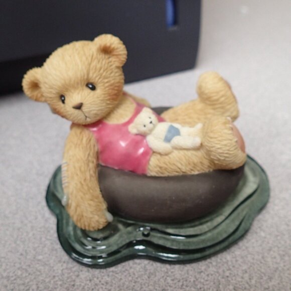 Cherished Teddies Eileen 2003 Membears Only Figurine A Little Swimmer wi Big - Picture 1 of 6
